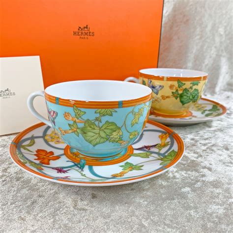 Hermes porcelain tea cups